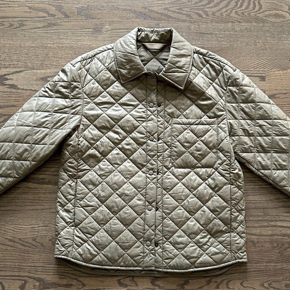Banana Republic Quilted Shirt Jacket
